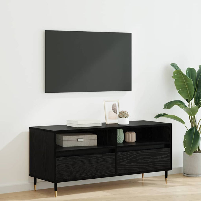 Cabinet TV cu sertar Stejar Negru 100 x 34,5 x 44,5 cm - WALTI WALTI