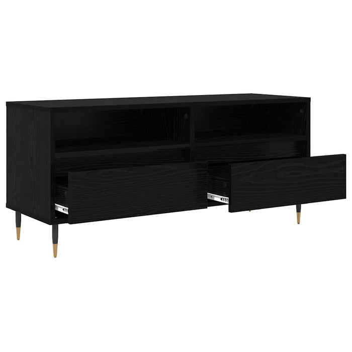Cabinet TV cu sertar Stejar Negru 100 x 34,5 x 44,5 cm - WALTI WALTI
