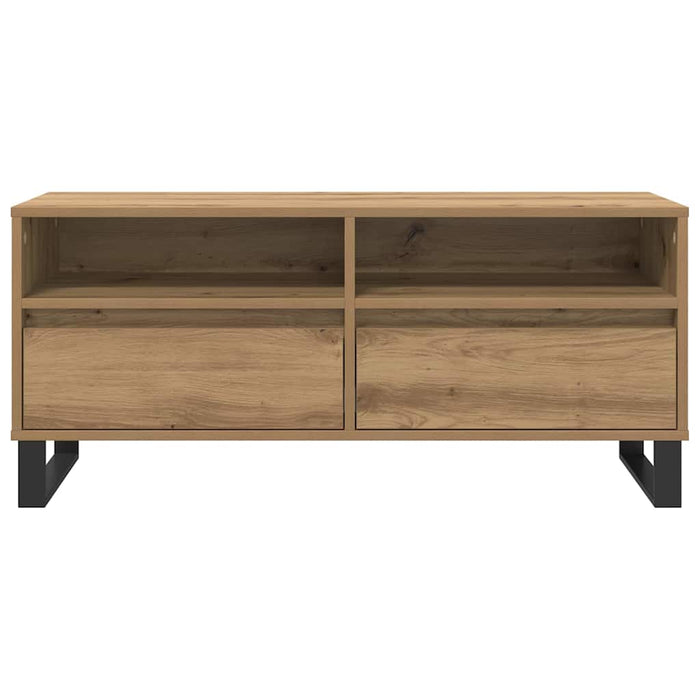 Cabinet TV cu sertar Stejar Artizanal 100 x 34,5 x 44,5 cm - WALTI WALTI