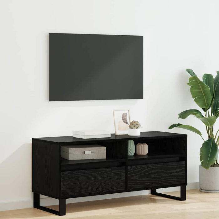 Cabinet TV cu sertar Stejar Negru 100 x 34,5 x 44,5 cm - WALTI WALTI