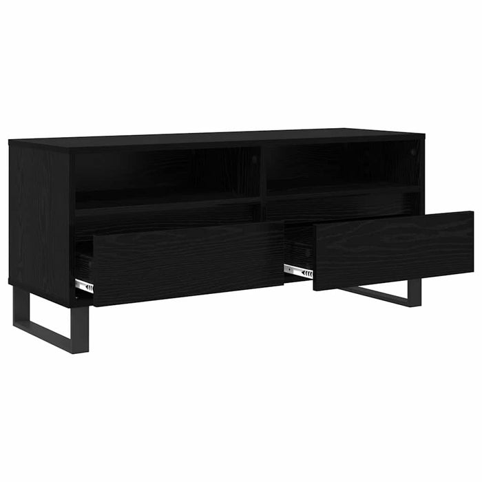 Cabinet TV cu sertar Stejar Negru 100 x 34,5 x 44,5 cm - WALTI WALTI