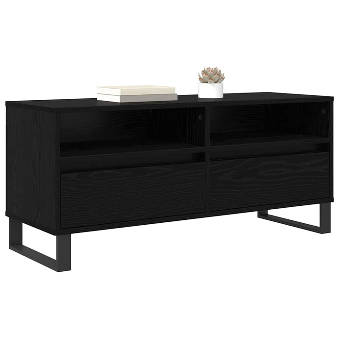 Cabinet TV cu sertar Stejar Negru 100 x 34,5 x 44,5 cm - WALTI WALTI
