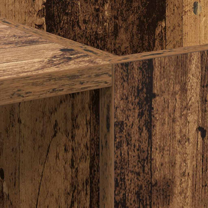 Dulap pentru discuri de vinil Lemn Vechi 121 x 38 x 48 cm - WALTI WALTI