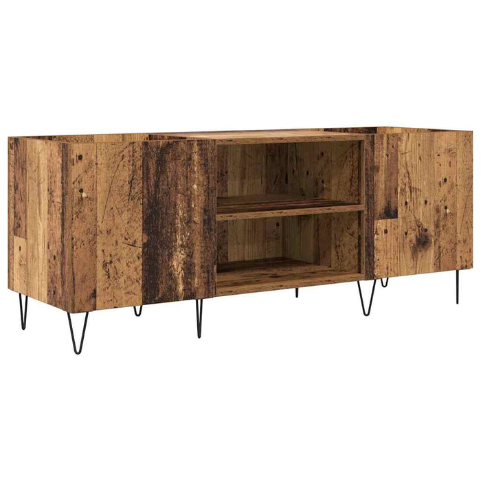Dulap pentru discuri de vinil Lemn Vechi 121 x 38 x 48 cm - WALTI WALTI