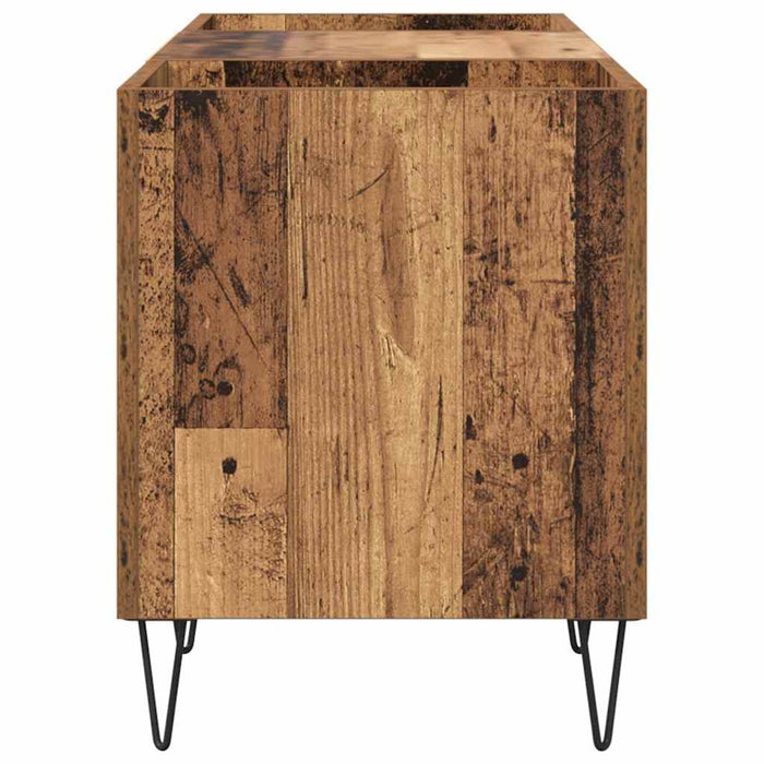 Dulap pentru discuri de vinil Lemn Vechi 121 x 38 x 48 cm - WALTI WALTI