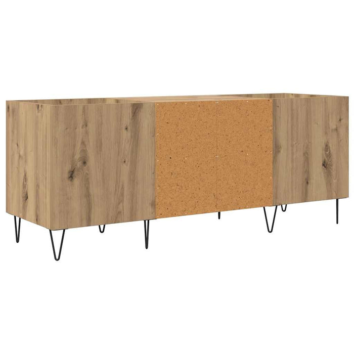 Dulap pentru discuri de vinil Stejar Artizanal 121 x 38 x 48 cm - WALTI WALTI