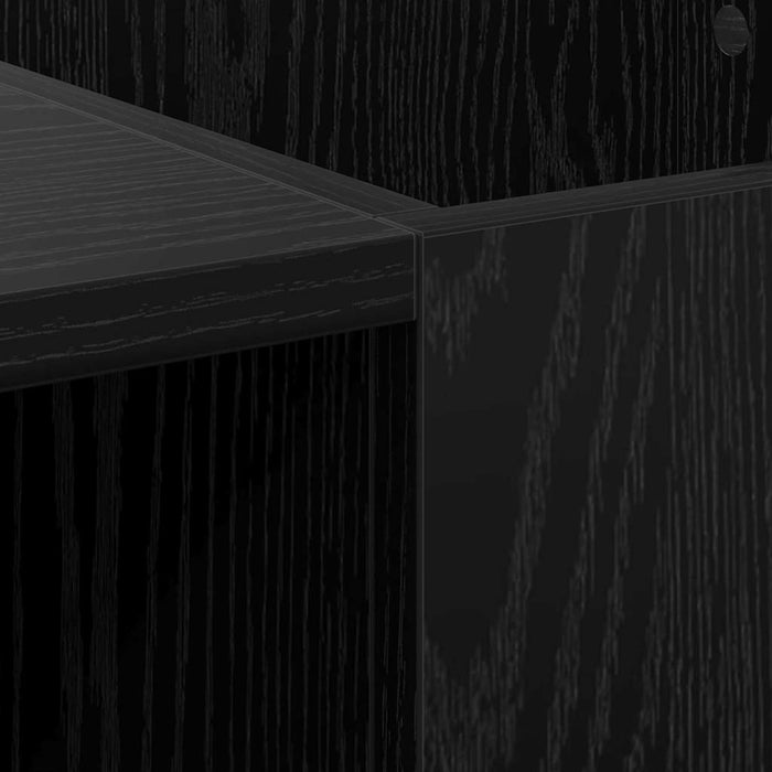 Dulap pentru discuri de vinil Stejar Negru 121 x 38 x 48 cm - WALTI WALTI