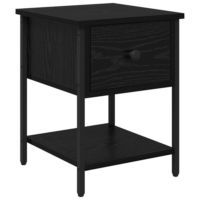 Noptieră cu sertar Stejar Negru 34 x 35,5 x 45 cm Lemn compozit - WALTI WALTI