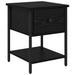 Noptieră 2 pcs Stejar Negru 34 x 35,5 x 45 cm Lemn compozit - WALTI WALTI