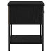 Noptieră 2 pcs Stejar Negru 34 x 35,5 x 45 cm Lemn compozit - WALTI WALTI