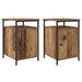 Dulap de noapte 2 pcs Lemn vechi 40 x 42 x 60cm Lemn compozit - WALTI WALTI