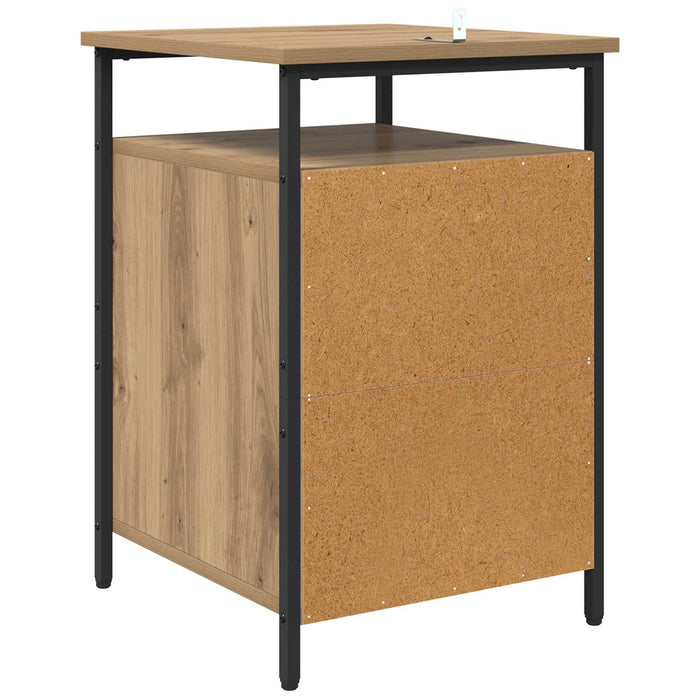 Dulap de noapte 2 buc. Stejar Artizanal 40 x 42 x 60cm WALTI