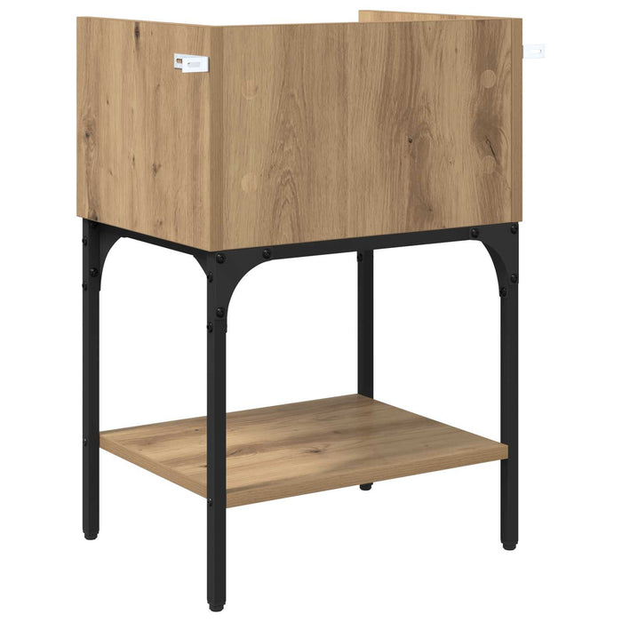 Noptieră 2 buc. Stejar Artizanal 40 x 29 x 60 cm Lemn compozit WALTI