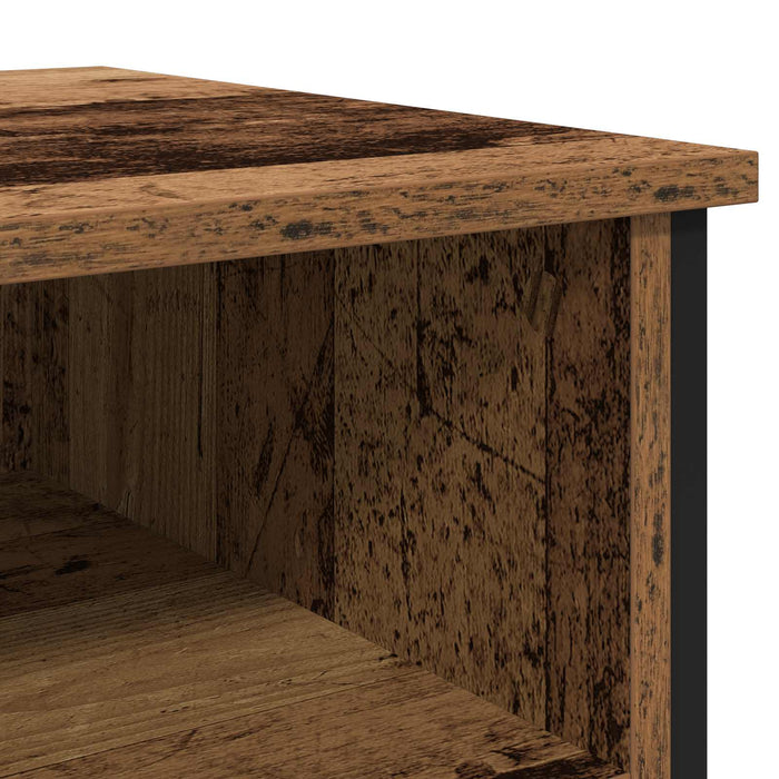 Dulap de noapte 2 pcs Lemn vechi 40 x 42 x 60 cm Lemn compozit - WALTI WALTI