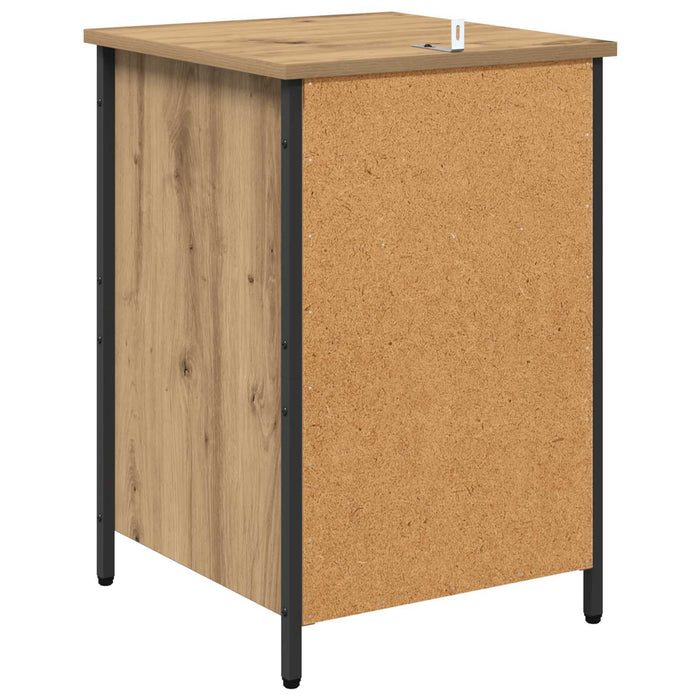 Dulap de noapte Stejar Artizanal 40 x 42 x 60 cm Lemn compozit WALTI