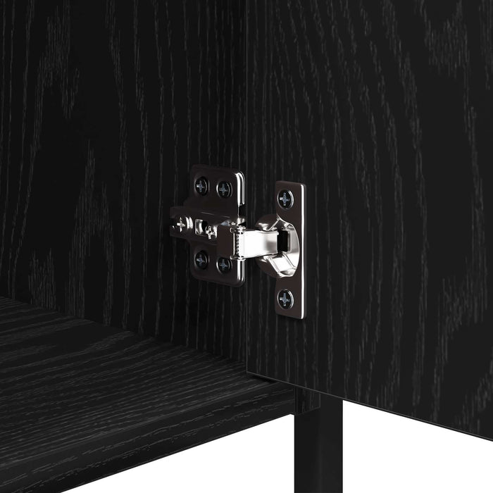 Dulap de noapte 2 pcs Stejar Negru 40 x 42 x 60 cm - WALTI WALTI
