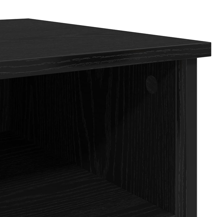 Dulap de noapte 2 pcs Stejar Negru 40 x 42 x 60 cm - WALTI WALTI