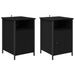 Dulap de noapte 2 pcs Stejar Negru 40 x 42 x 60 cm - WALTI WALTI