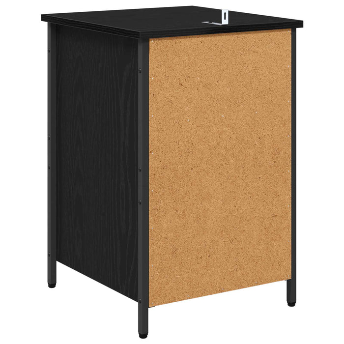 Dulap de noapte 2 pcs Stejar Negru 40 x 42 x 60 cm - WALTI WALTI
