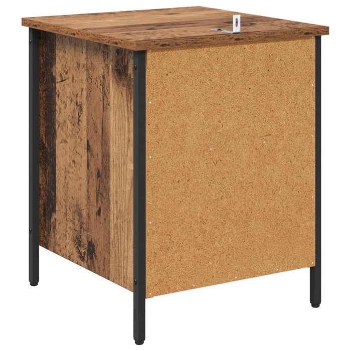 Dulap de noapte Lemn vechi 40 x 42 x 50 cm Lemn compozit WALTI