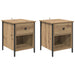 Dulap de noapte 2 pcs Stejar Artizanal 40 x 42 x 50 cm - WALTI WALTI
