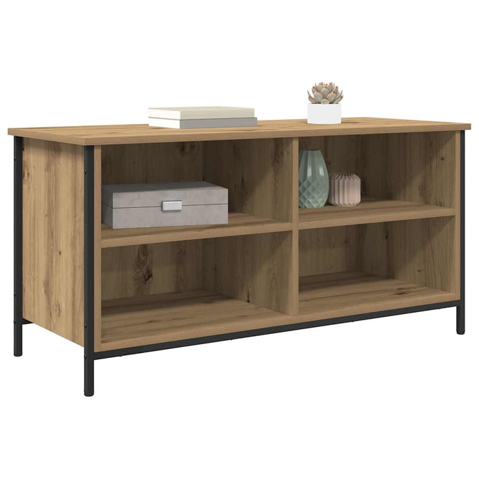 Cabinet TV Stejar Artizanal 100 x 40 x 50 cm Lemn compozit - WALTI WALTI