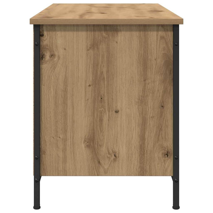 Cabinet TV Stejar Artizanal 100 x 40 x 50 cm Lemn compozit - WALTI WALTI
