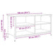 Cabinet TV Stejar Negru 100 x 40 x 50 cm Lemn compozit - WALTI WALTI