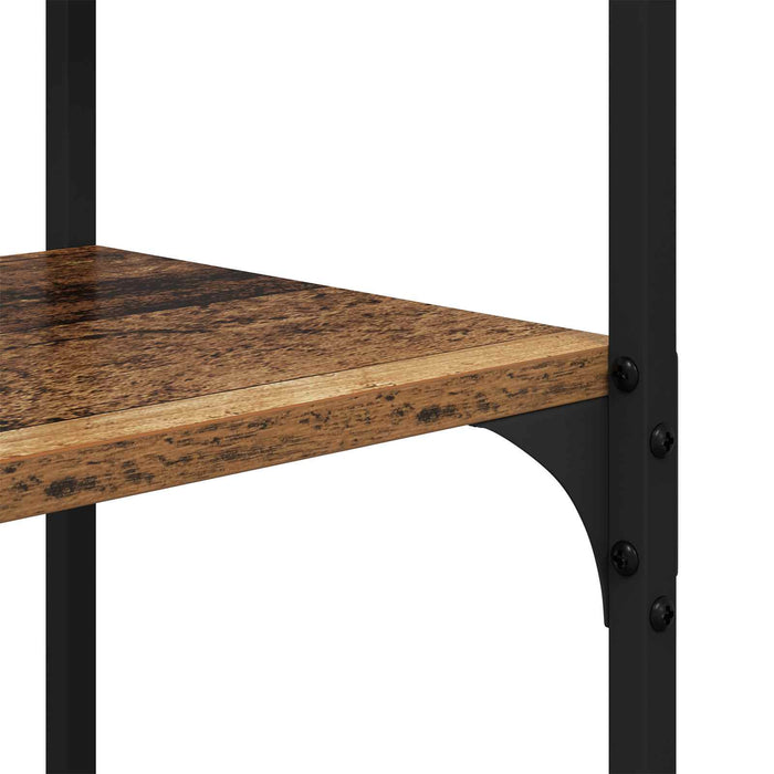 Raft pentru cărți Lemn vechi 100 x 32 x 170 cm Lemn compozit - WALTI WALTI