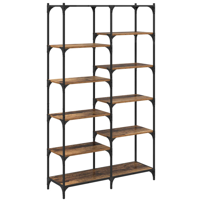 Raft pentru cărți Lemn vechi 100 x 32 x 170 cm Lemn compozit - WALTI WALTI