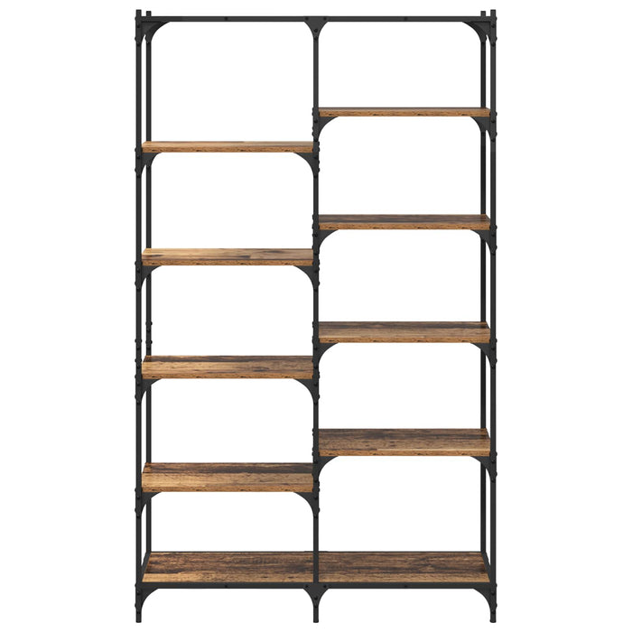 Raft pentru cărți Lemn vechi 100 x 32 x 170 cm Lemn compozit - WALTI WALTI