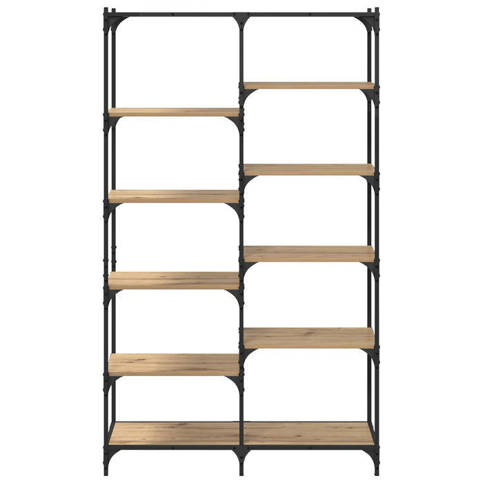 Raft pentru cărți stejar artizanal 100 x 32 x 170 cm - WALTI WALTI