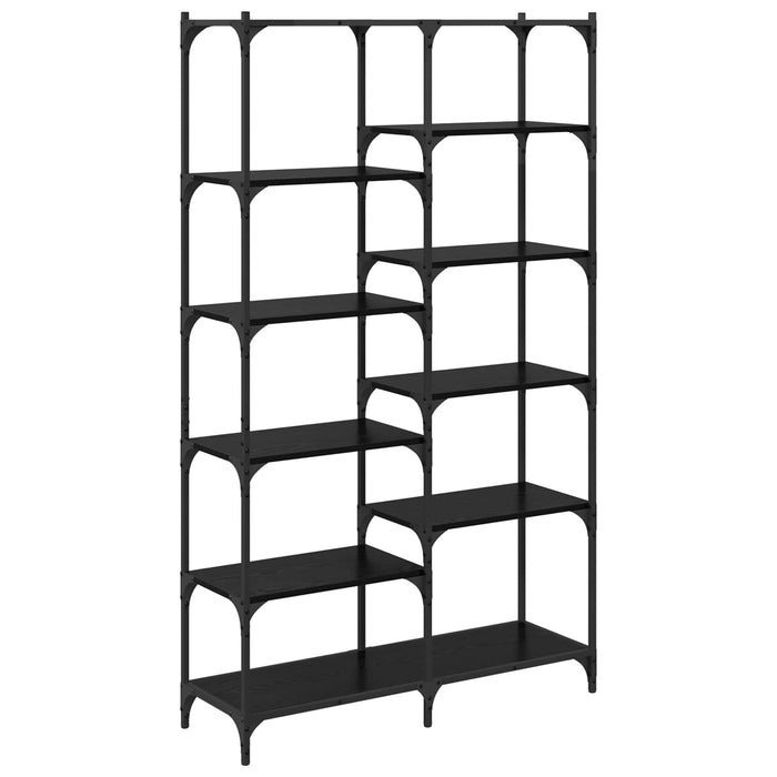 Raft pentru cărți Stejar negru 100 x 32 x 170 cm Lemn compozit - WALTI WALTI