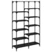 Raft pentru cărți Stejar negru 100 x 32 x 170 cm Lemn compozit - WALTI WALTI