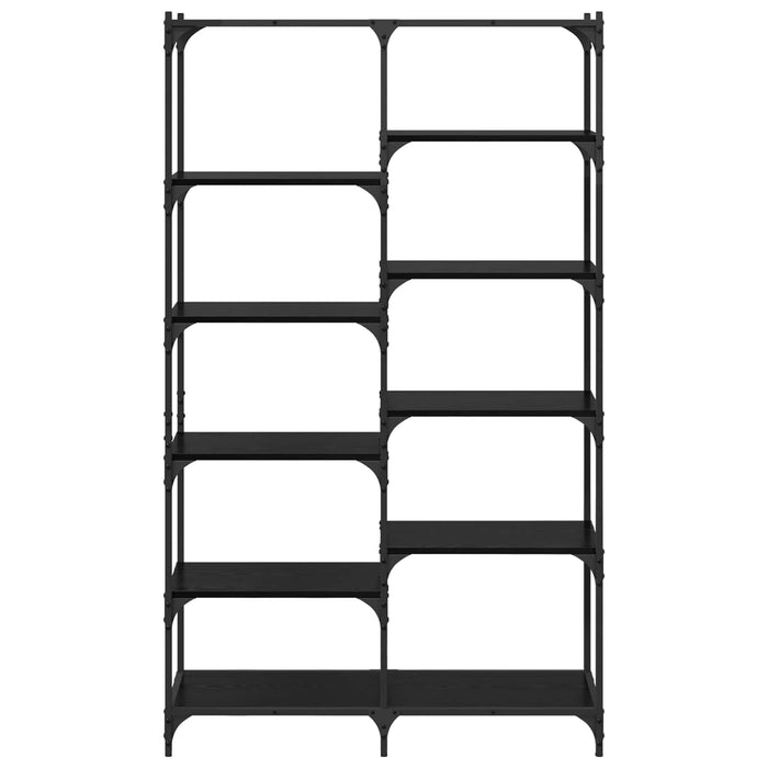 Raft pentru cărți Stejar negru 100 x 32 x 170 cm Lemn compozit - WALTI WALTI