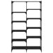 Raft pentru cărți Stejar negru 100 x 32 x 170 cm Lemn compozit - WALTI WALTI
