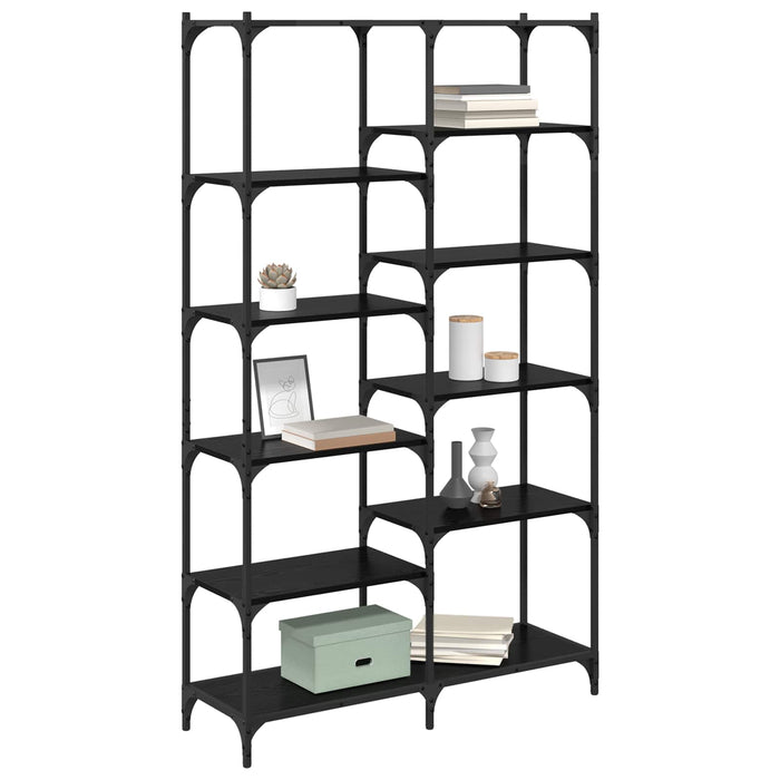 Raft pentru cărți Stejar negru 100 x 32 x 170 cm Lemn compozit - WALTI WALTI