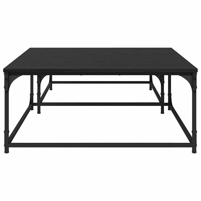 Masă de cafea 2 pcs Stejar Negru Lemn compozit - WALTI WALTI
