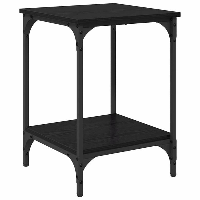 Masă de cafea Stejar Negru 40 x 40 x 55 cm Lemn compozit - WALTI WALTI
