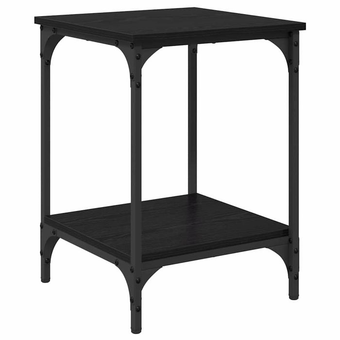 Masă de cafea Stejar Negru 40 x 40 x 55 cm Lemn compozit - WALTI WALTI