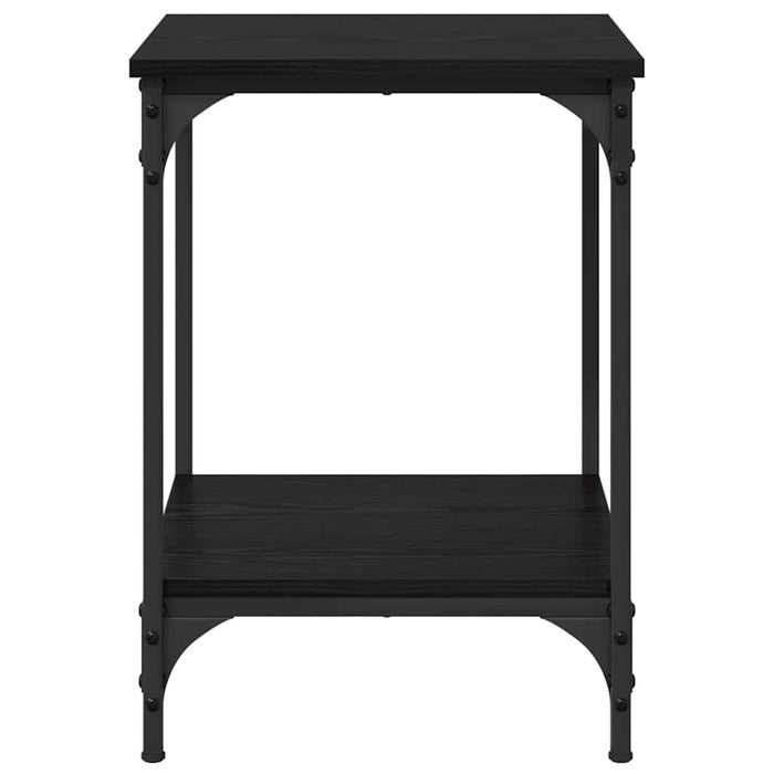 Masă de cafea Stejar Negru 40 x 40 x 55 cm Lemn compozit - WALTI WALTI