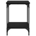 Masă de cafea Stejar Negru 40 x 40 x 55 cm Lemn compozit - WALTI WALTI