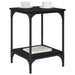 Masă de cafea Stejar Negru 40 x 40 x 55 cm Lemn compozit - WALTI WALTI