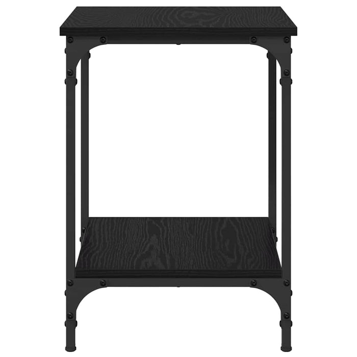 Masă de cafea Stejar Negru 40 x 40 x 55 cm Lemn compozit - WALTI WALTI