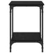 Masă de cafea Stejar Negru 40 x 40 x 55 cm Lemn compozit - WALTI WALTI