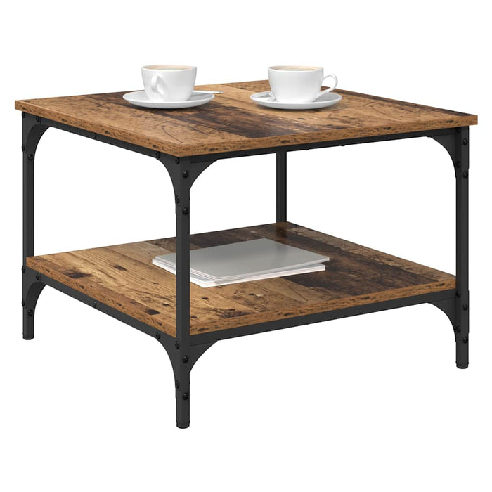 Masă de cafea Lemn Vechi 55 x 55 x 40 cm Lemn compozit - WALTI WALTI