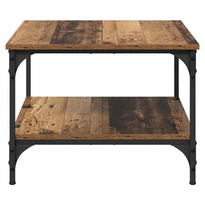 Masă de cafea Lemn Vechi 55 x 55 x 40 cm Lemn compozit - WALTI WALTI