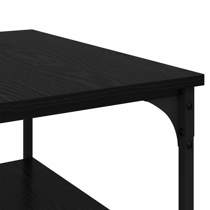 Masă de cafea Stejar Negru 55 x 55 x 40 cm Lemn compozit - WALTI WALTI