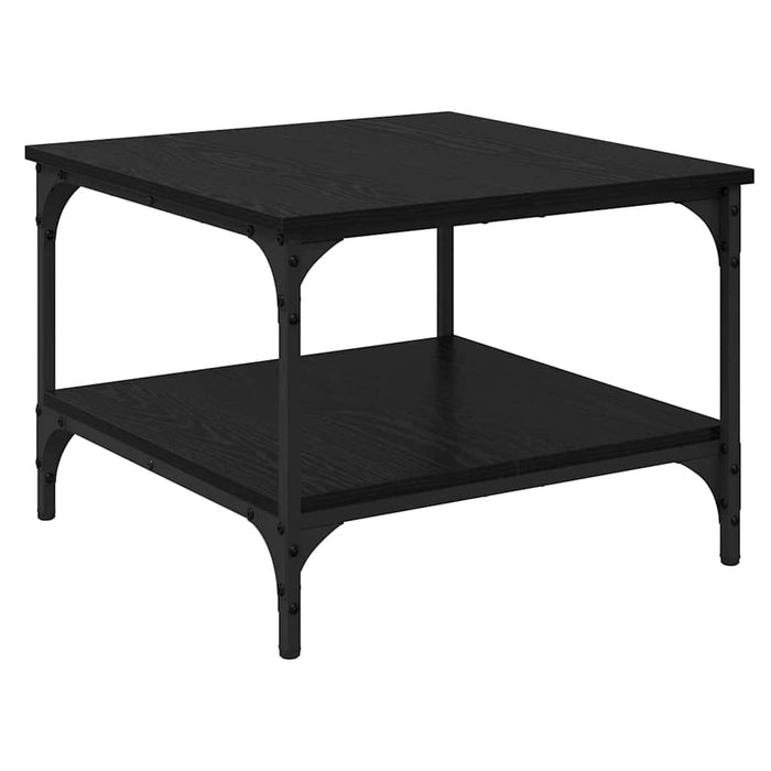 Masă de cafea Stejar Negru 55 x 55 x 40 cm Lemn compozit - WALTI WALTI