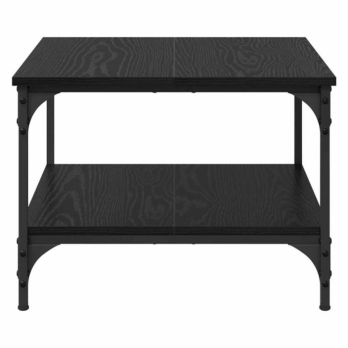 Masă de cafea Stejar Negru 55 x 55 x 40 cm Lemn compozit - WALTI WALTI